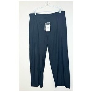 New Able‎ Alethea Drapey Wide Leg Trouser Pants Black, Size 14 Elastic Waist